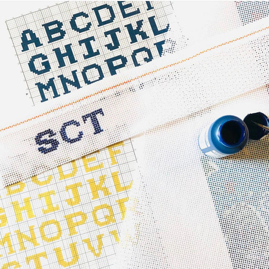 Monogram Letter Chart in Two Sizes